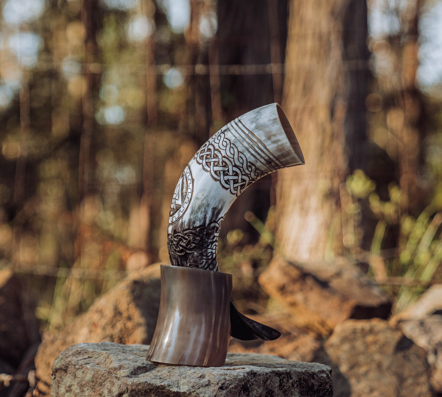 Viking Warrior Drinking Horn