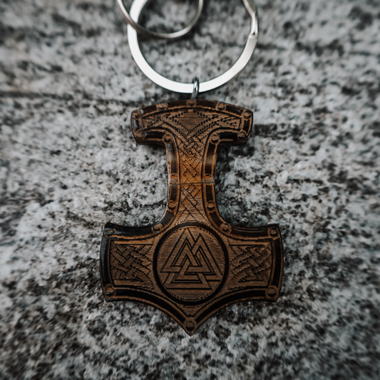 Mjolnir Thor Hammer Keychain